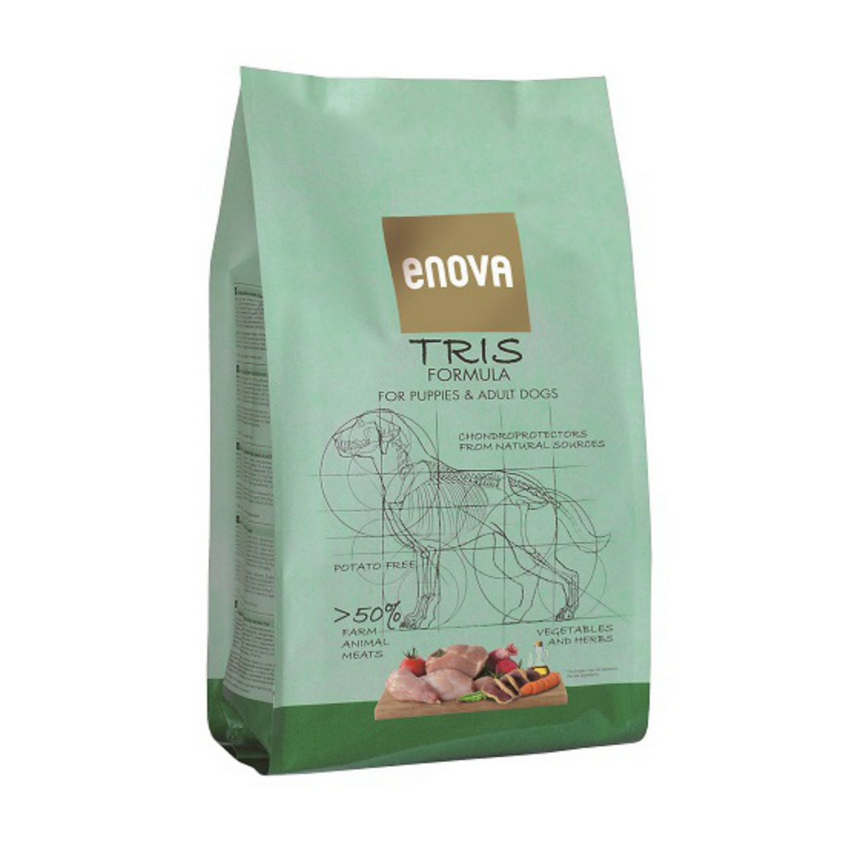 Enova Tris Formula 2 kg - Carni bianche