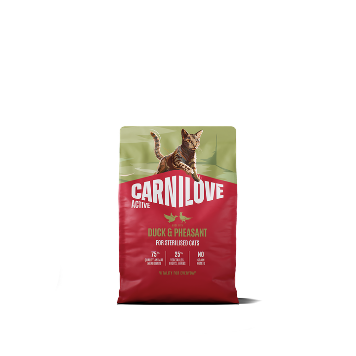Carnilove Cat Active Sterilizzato Anatra & Fagiano secco