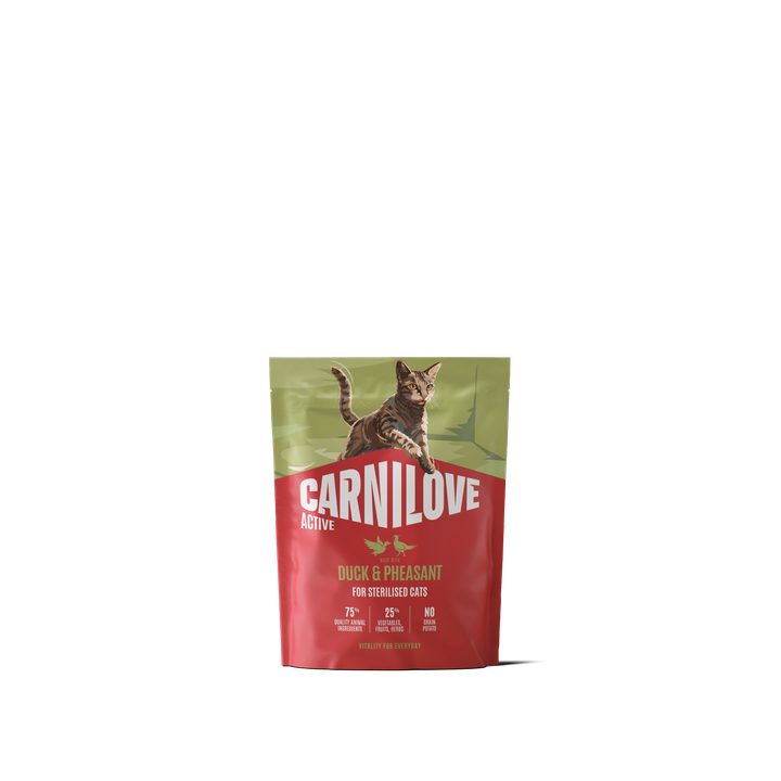 Carnilove Cat Active Sterilizzato Anatra & Fagiano secco