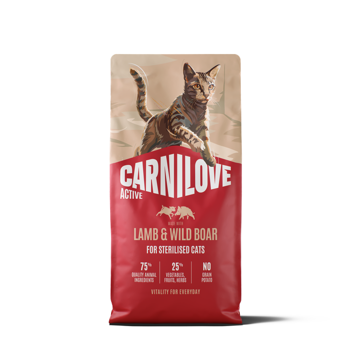 Carnilove Cat Active Sterilizzato Agnello & Cinghiale secco