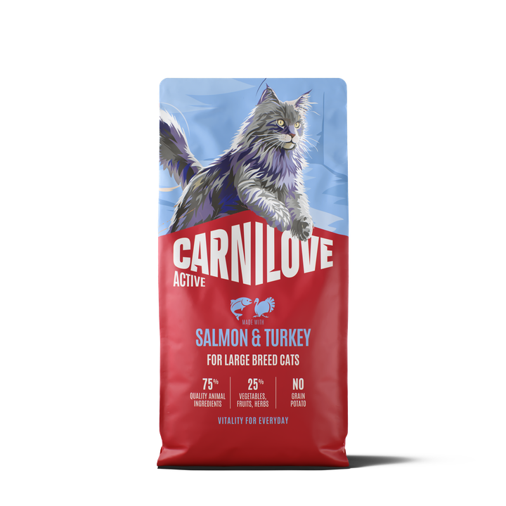 Carnilove Cat Active Adult Large Salmone & Tacchino secco