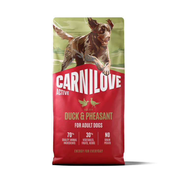 Carnilove Dog Active Adult Anatra & Fagiano secco