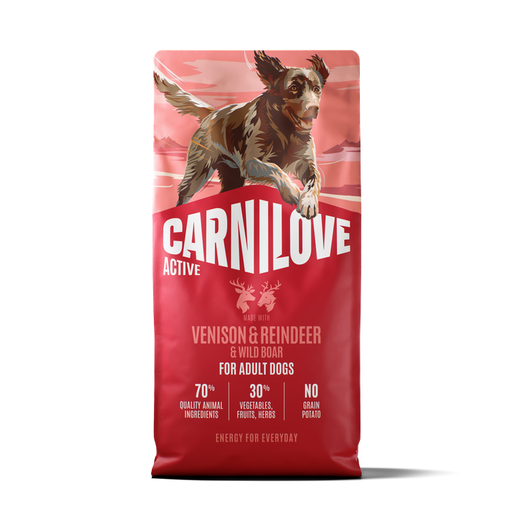 Carnilove Dog Active Adult Cervo & Renna & Cinghiale secco