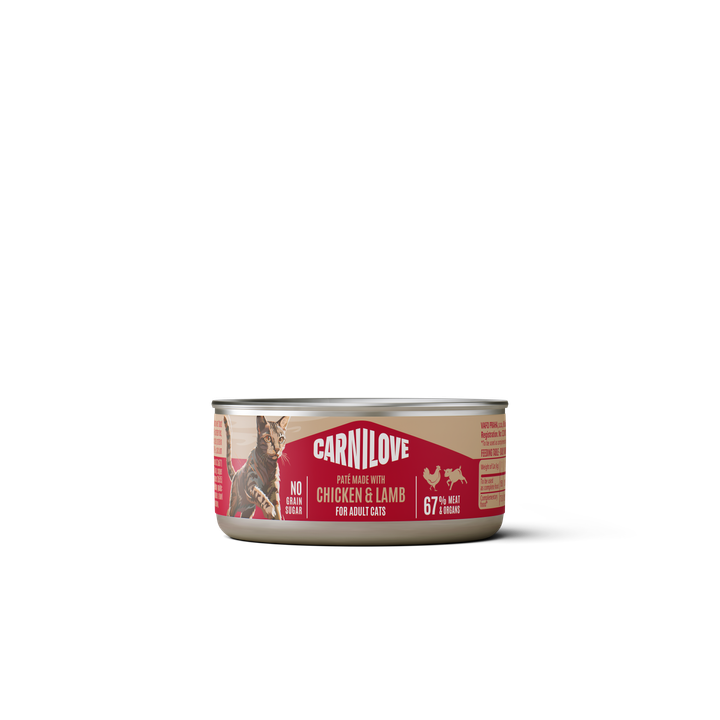 Carnilove Cat Paté Pollo & Agnello per Gatti Adulti umido in lattina 100 g