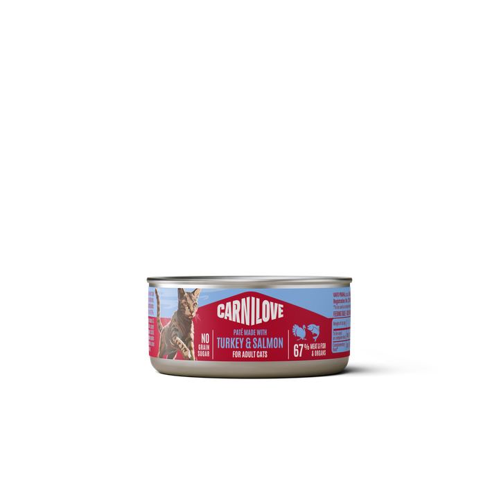 Carnilove Cat Paté Tacchino & Salmone per Gatti Adulti umido in lattina 100 g