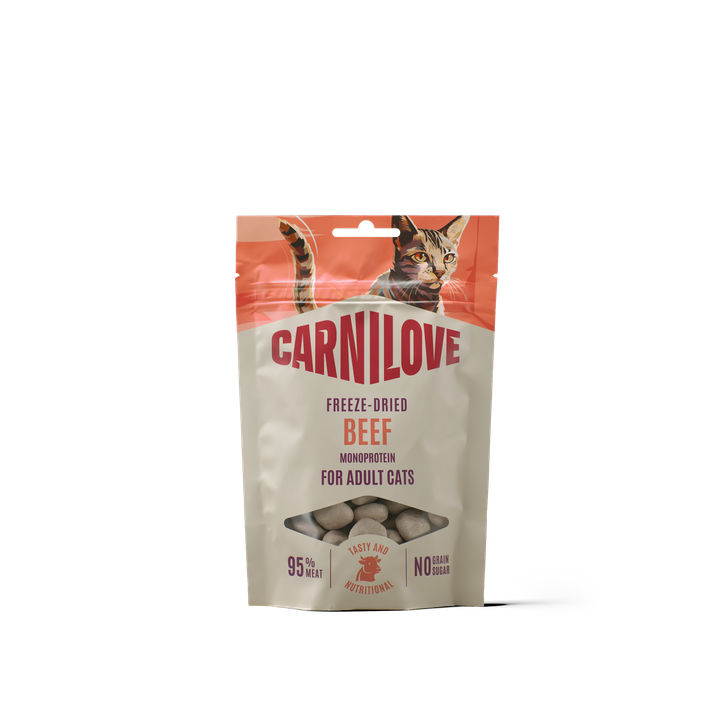 Carnilove Cat Snack Freeze-Dried Monoproteico Manzo 40 g