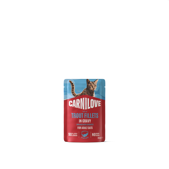 Carnilove Cat Filetti in Salsa MultiPack 12 bustine di 4 gusti diversi da 85 g