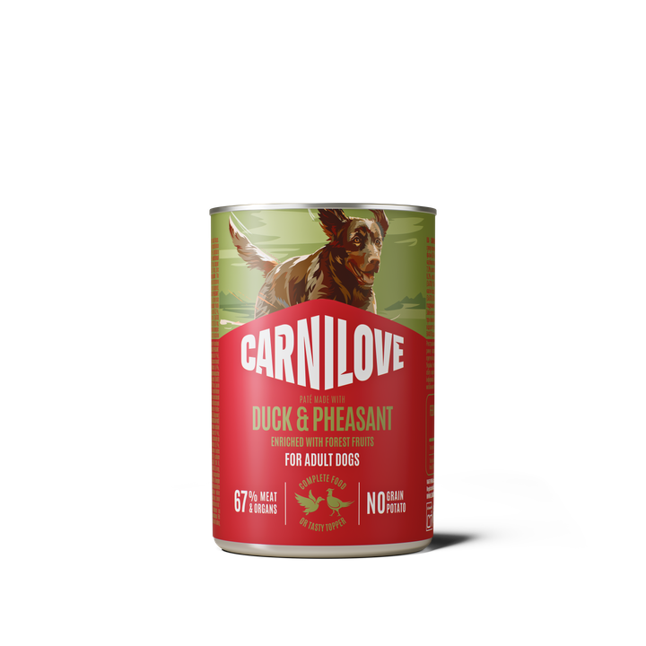 Carnilove Dog Paté Anatra & Fagiano umido lattina 400 g