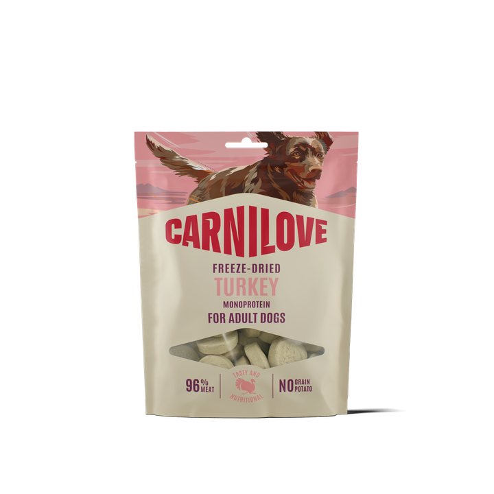 Carnilove Dog Snack Freeze Dried Tacchino 60 g