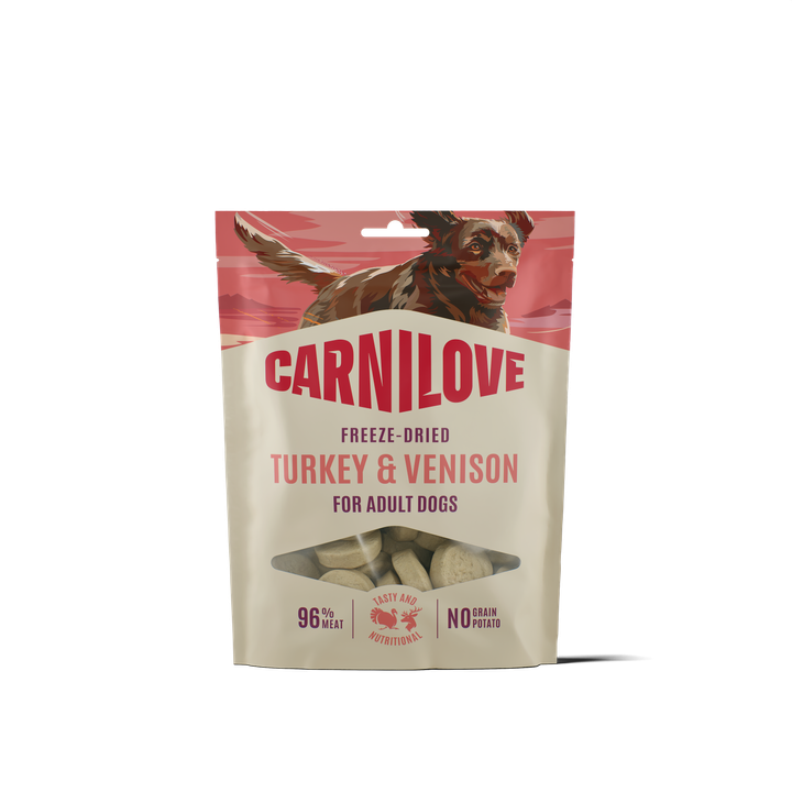 Carnilove Dog Snack Freeze Dried Tacchino & Cervo 60 g