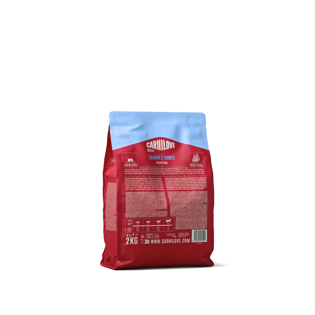 Carnilove Cat Active Kitten Salmone & Tacchino secco