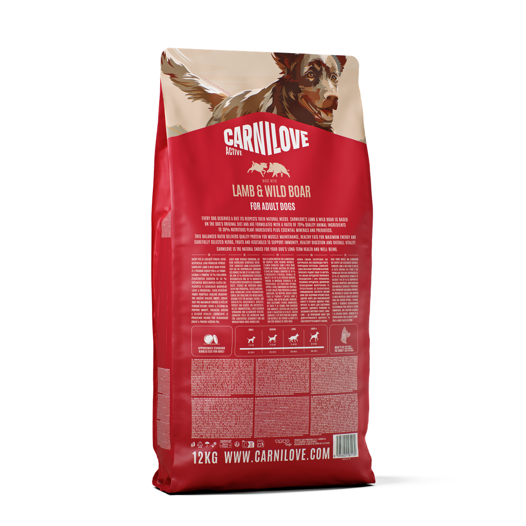 Carnilove Dog Active Adult Agnello & Cinghiale secco