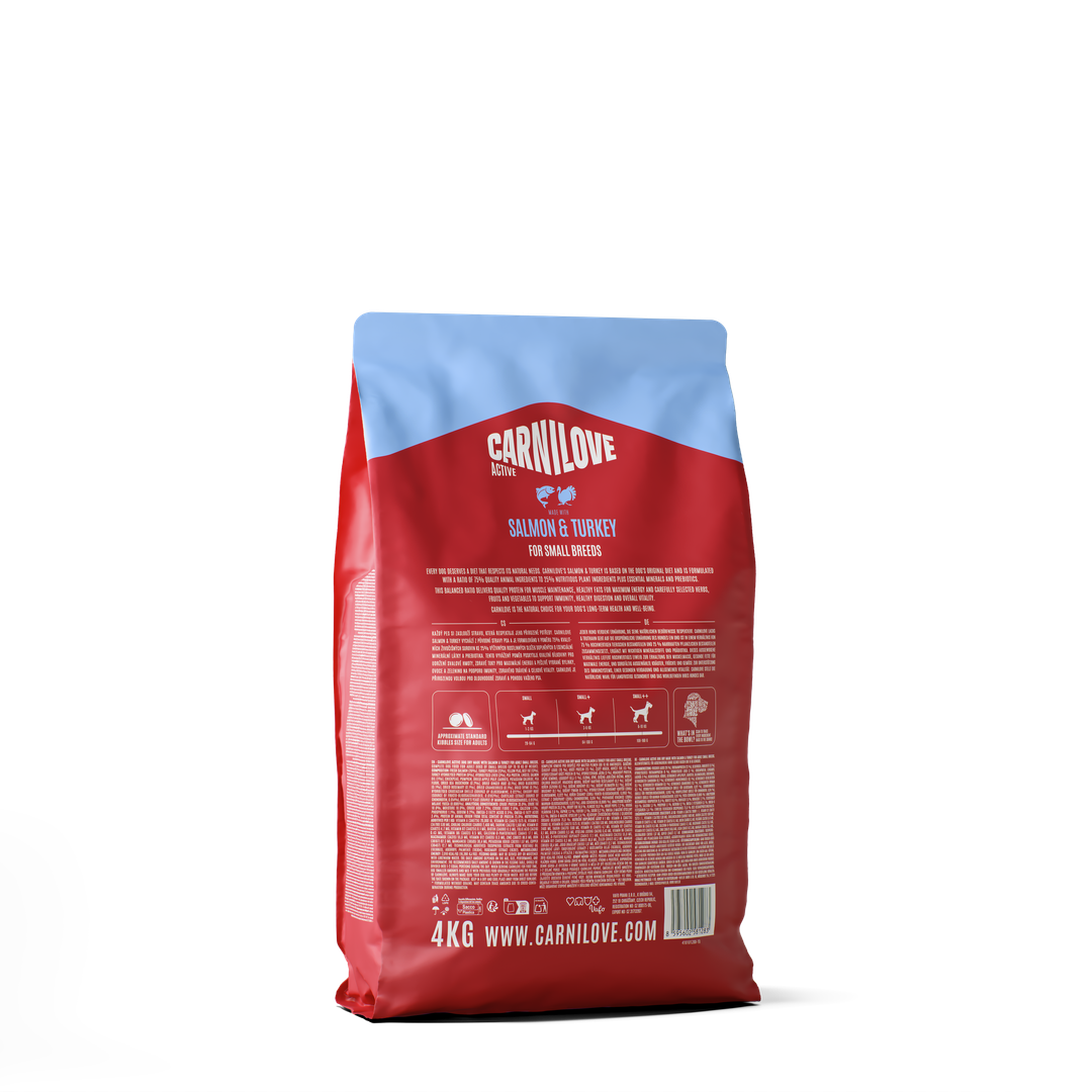 Carnilove Dog Active Small Adult Salmone & Tacchino secco