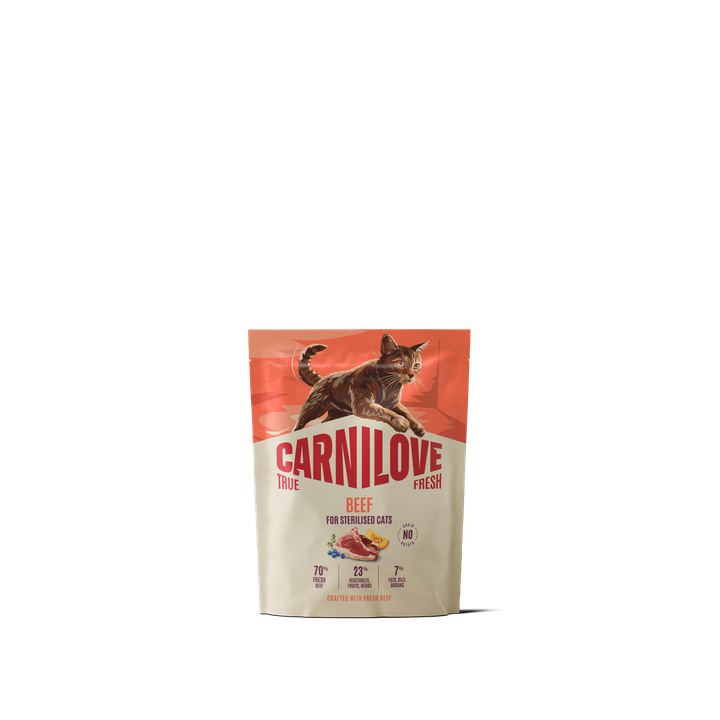 Carnilove Cat True Fresh Sterilizzato Manzo secco