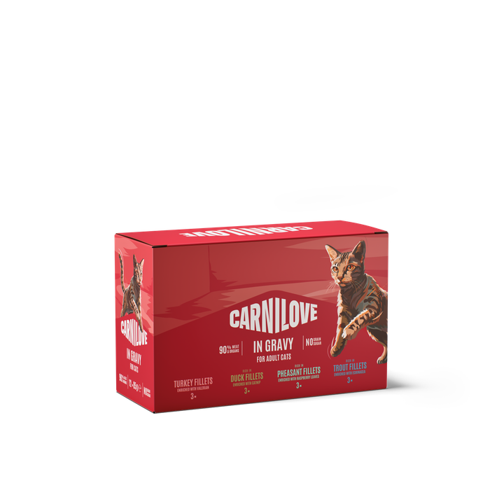 Carnilove Cat Filetti in Salsa MultiPack 12 bustine di 4 gusti diversi da 85 g