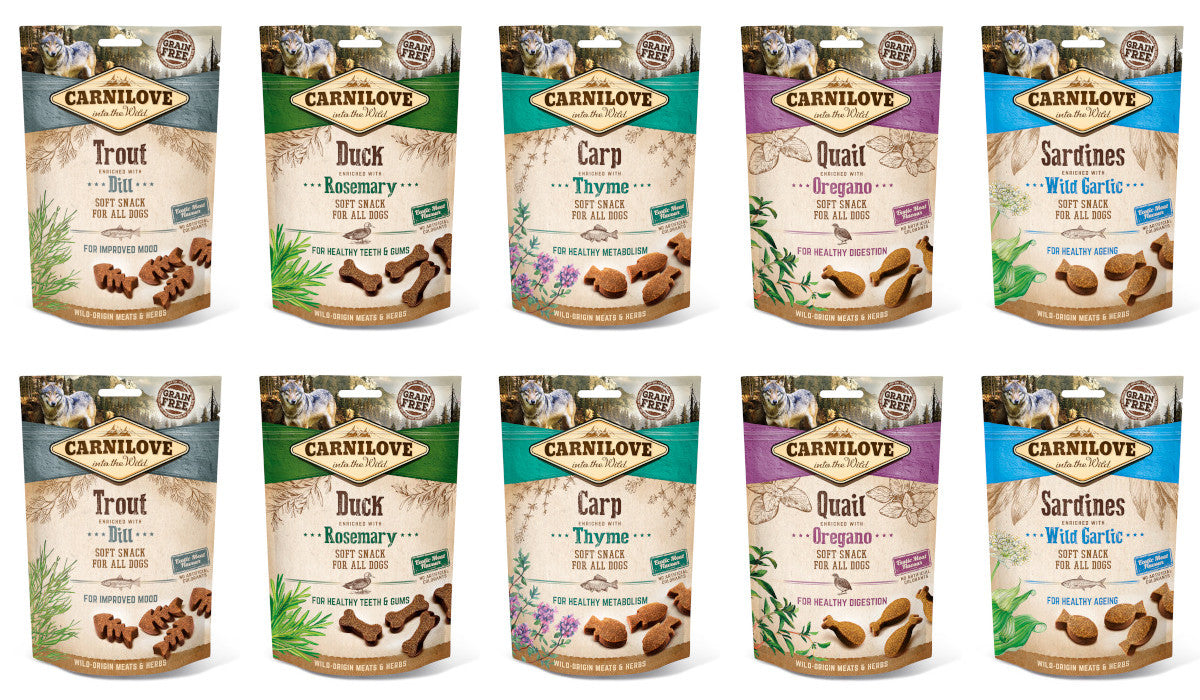 Carnilove Soft Snack Combo Pack (10 pz. x 200 g)