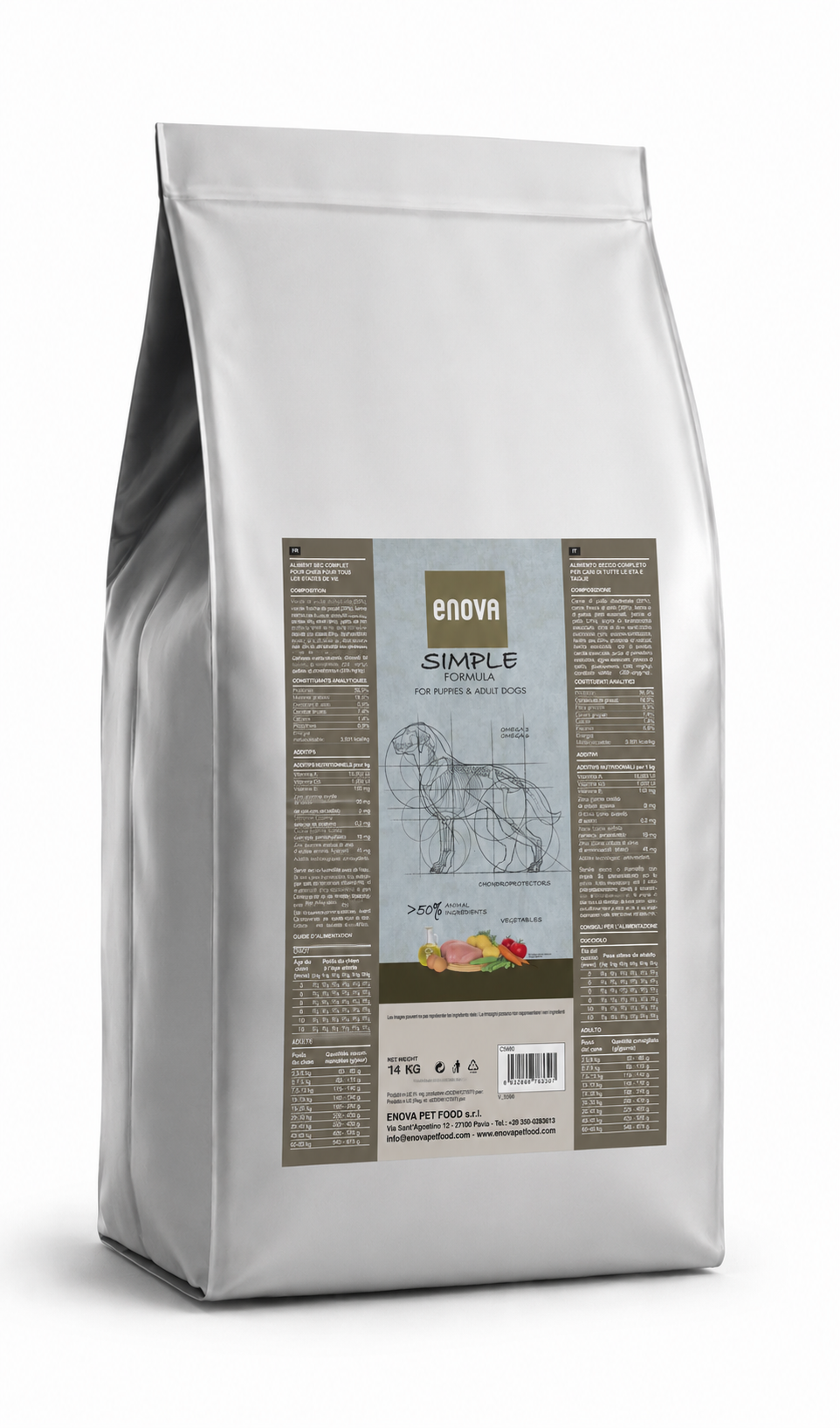 Enova Simple Formula Bonus Bag 14 kg - Pollo
