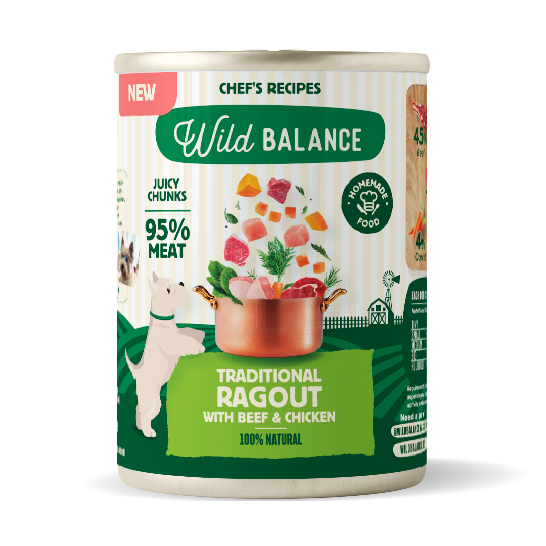 Wild Balance Dog Traditional Ragout con Manzo & Pollo 400 g