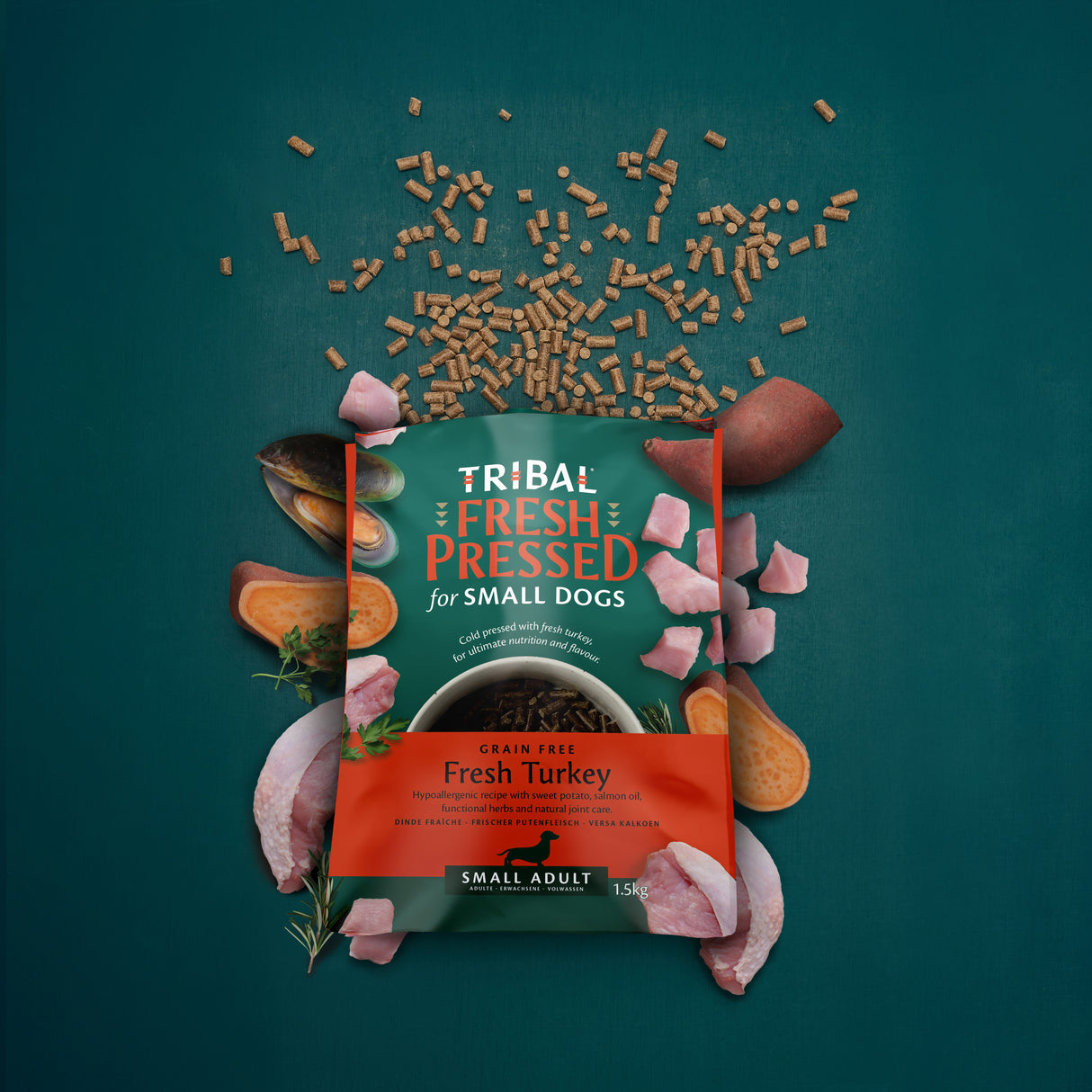 Tribal Adult Piccole Taglie Tacchino 5 kg