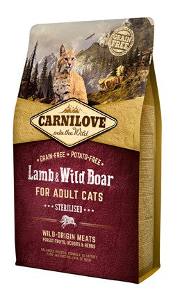 Carnilove Sterilizzato Agnello & Cinghiale 2 kg