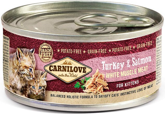 SUPEROFFERTA! Carnilove Kitten Tacchino & Salmone 100 g