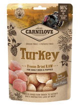 Carnilove Freeze-Dried Raw Snack Monoproteico Tacchino 60 g