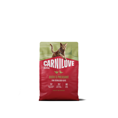 Carnilove Cat Active Sterilizzato Anatra & Fagiano secco