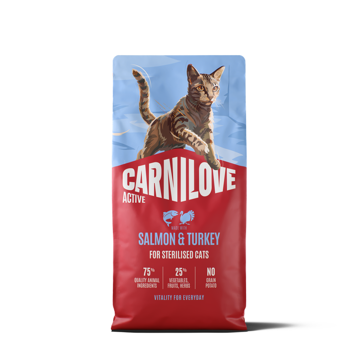 Carnilove Cat Active Sterilizzato Salmone & Tacchino secco
