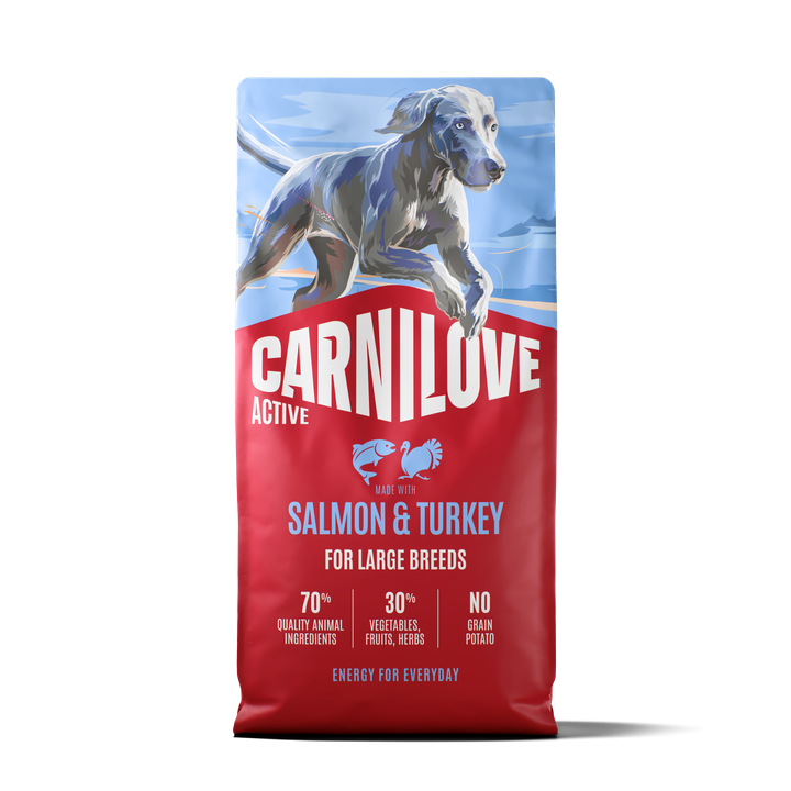 Carnilove Dog Active Large Adult Salmone & Tacchino secco