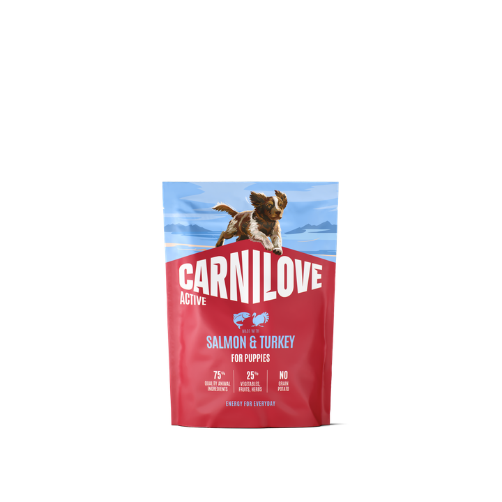 Carnilove Dog Active Puppy Salmone & Tacchino secco