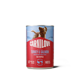 Carnilove Dog Paté Tacchino & Salmone PUPPY umido lattina 400 g
