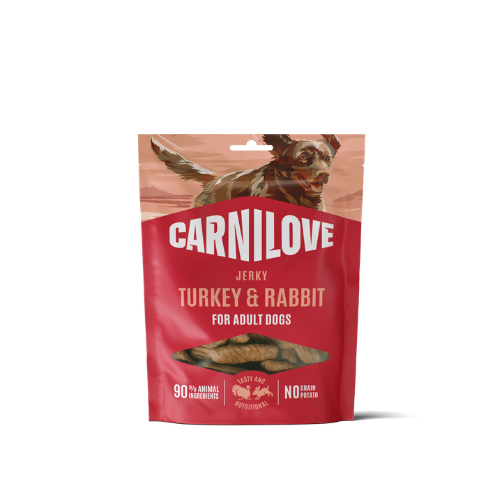 Carnilove Dog Snack Jerky Tacchino & Coniglio 100 g