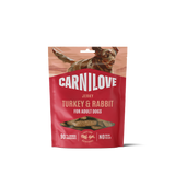 Carnilove Dog Snack Jerky Tacchino & Coniglio 100 g