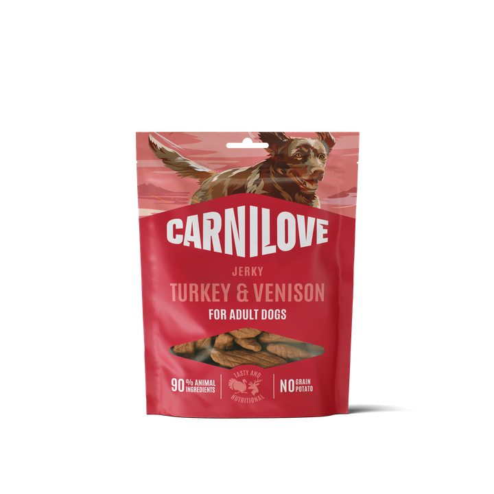 Carnilove Dog Snack Jerky Tacchino & Cervo 100 g