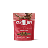 Carnilove Dog Snack Jerky Tacchino & Cervo 100 g