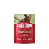 Carnilove Dog Paté Tacchino & Quaglia con Carote umido busta 300 g