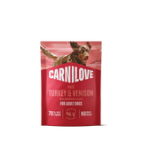Carnilove Dog Paté Tacchino & Cervo con Foglie di Fragola umido busta 300 g