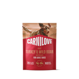 Carnilove Dog Paté Tacchino & Cinghiale con Rosa Canina umido busta 300 g