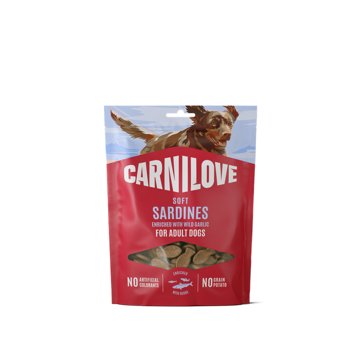 Carnilove Dog Snack Morbido Sardine & Aglio 200 g