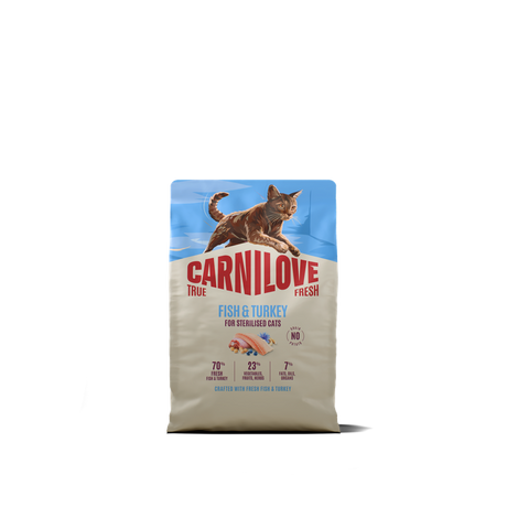 Carnilove Cat True Fresh Sterilizzato Pesce & Tacchino secco