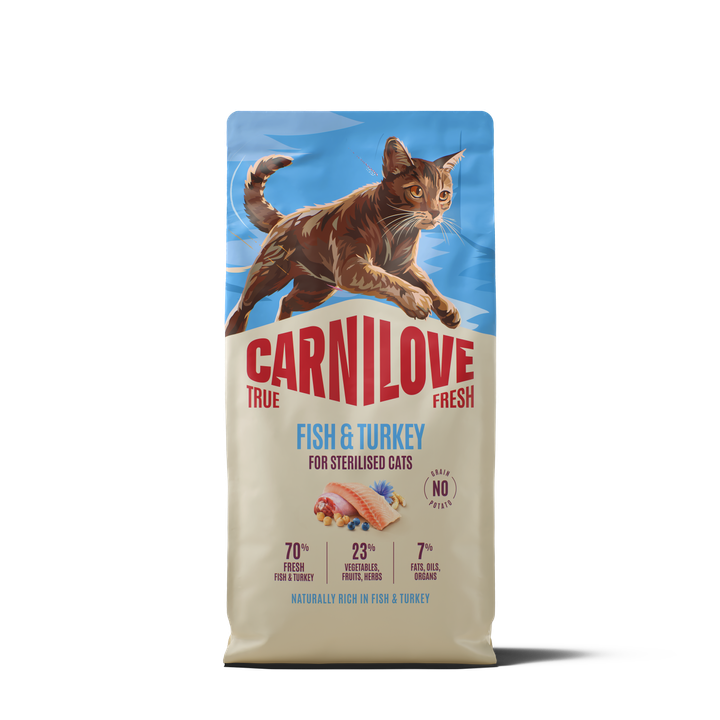 Carnilove Cat True Fresh Sterilizzato Pesce & Tacchino secco