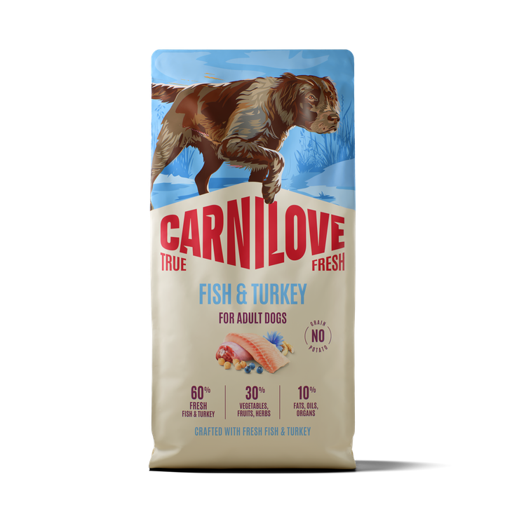 Carnilove Dog True Fresh Adult Pesce & Tacchino secco