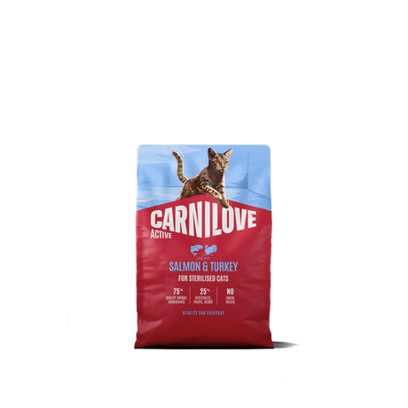 Carnilove Cat Active Sterilizzato Salmone & Tacchino secco