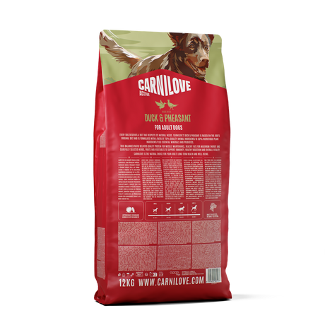 Carnilove Dog Active Adult Anatra & Fagiano secco