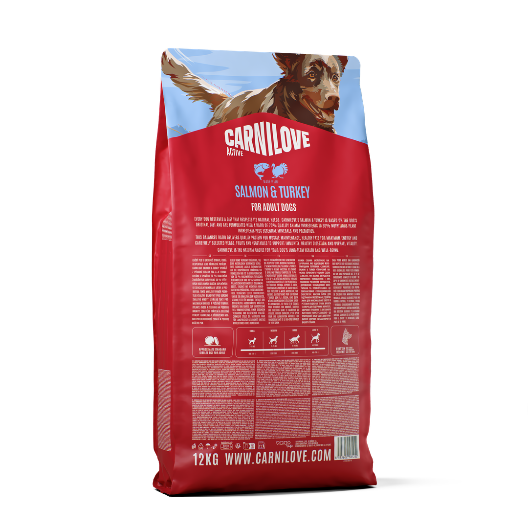 Carnilove Dog Active Adult Salmone & Tacchino secco