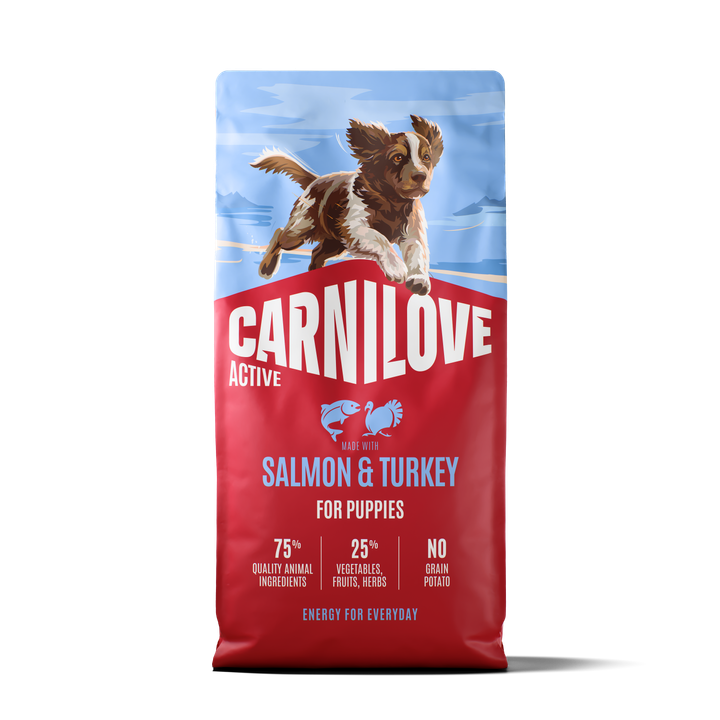 Carnilove Dog Active Puppy Salmone & Tacchino secco