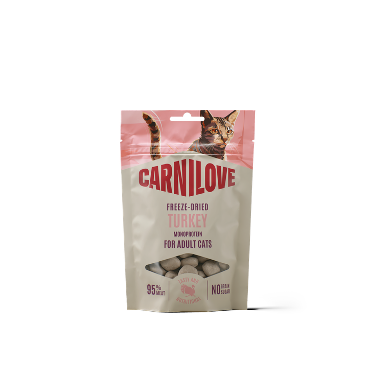 Carnilove Cat Snack Freeze-Dried Monoproteico Tacchino 40 g
