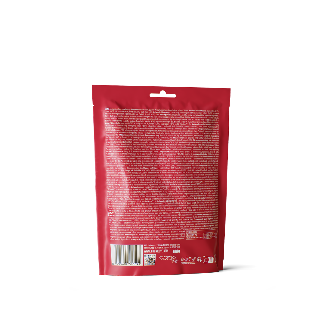 Carnilove Dog Snack Jerky Manzo 100 g