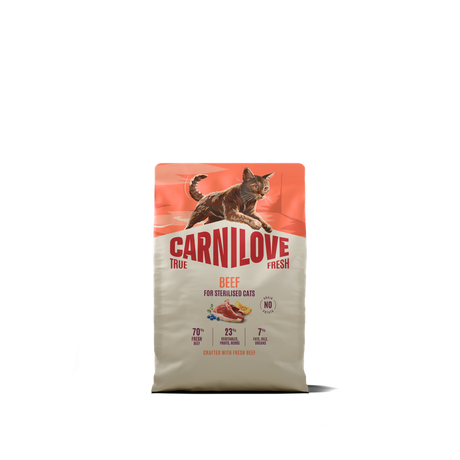 Carnilove Cat True Fresh Sterilizzato Manzo secco