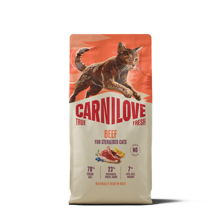 Carnilove Cat True Fresh Sterilizzato Manzo secco